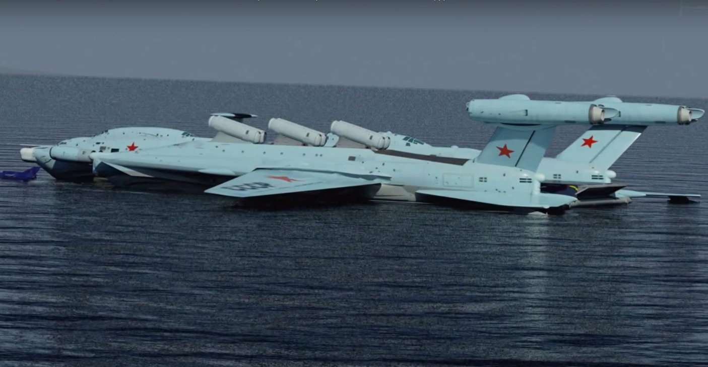 神秘的里海怪物，400公里外能打航母，航速有每小时800千米