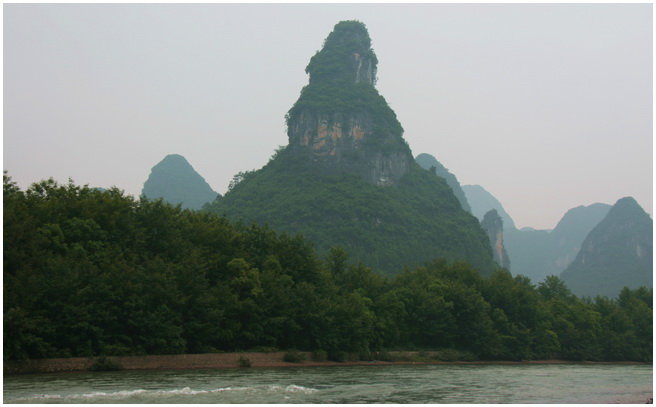 漓江东侧的兴坪古渔村,始建于明正德年间