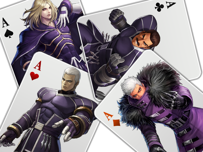 《拳皇》音巢篇角色做一副撲克，京八做鬼，誰有資格做2和K？