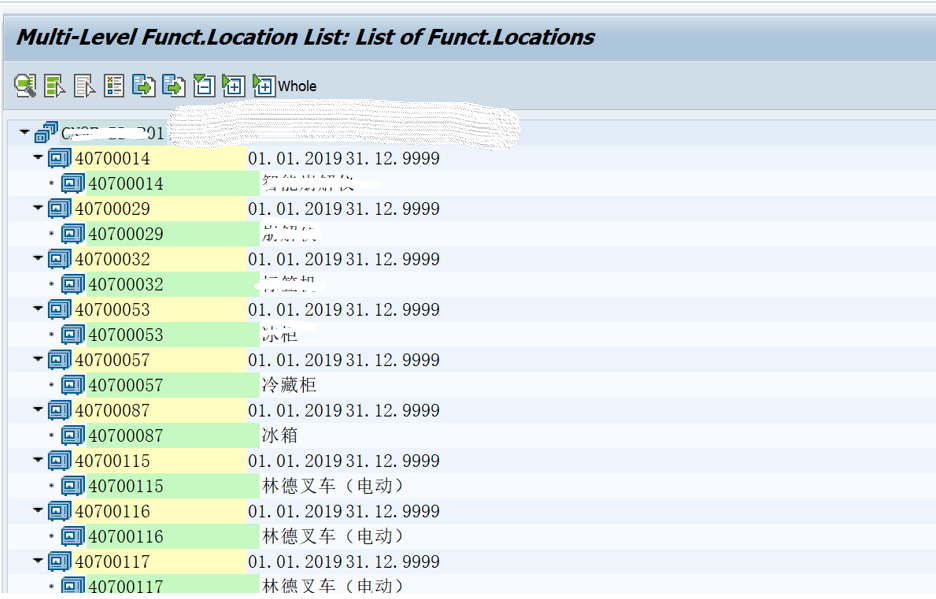 SAP PM入門系列23 - IL07 功能位置 List