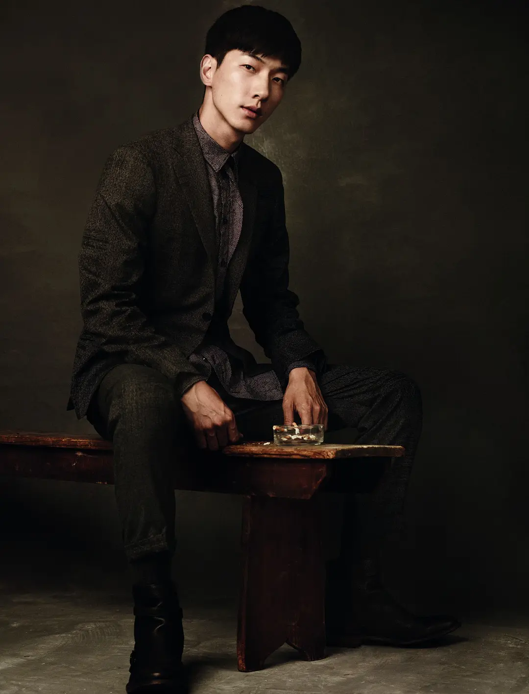 13岁天天与张亮同框，身高接近1米8，穿西服颜值