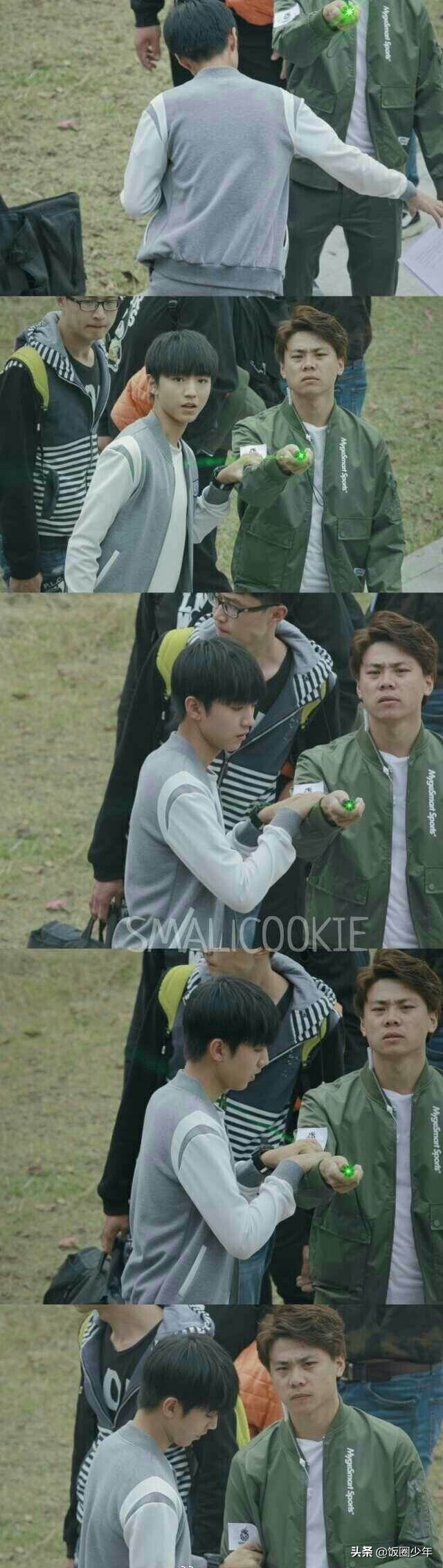 王俊凯玩游戏，身边的工作人员第一次出镜，助