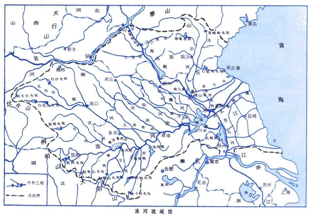 中国的河流为什么北方多叫河南方多叫江