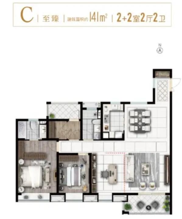 河西业主疯狂涌入，"房票"紧张，纷纷瞄准125㎡户型