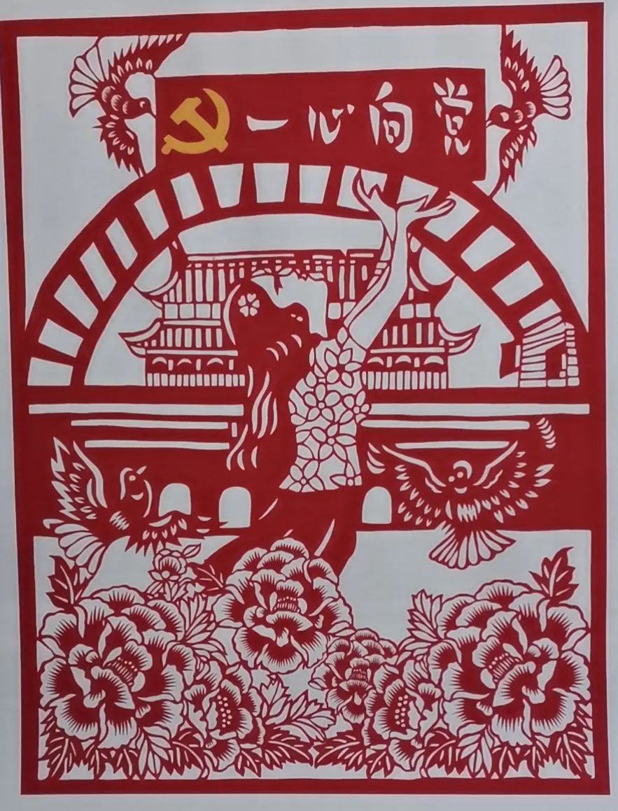 红色百年艺心向党庆祝建党100周年东营市民间文艺网络展②