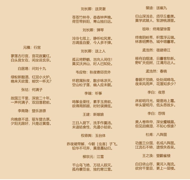 半分钟速看唐诗300首，收藏起来吧-第21张图片-非凡网