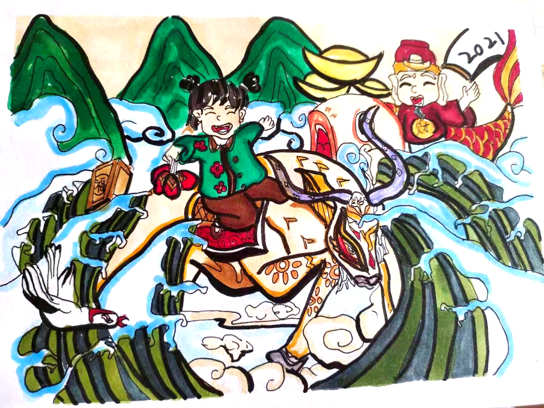 保定东方双语丨东方双语小学部的孩子们给大拜年啦