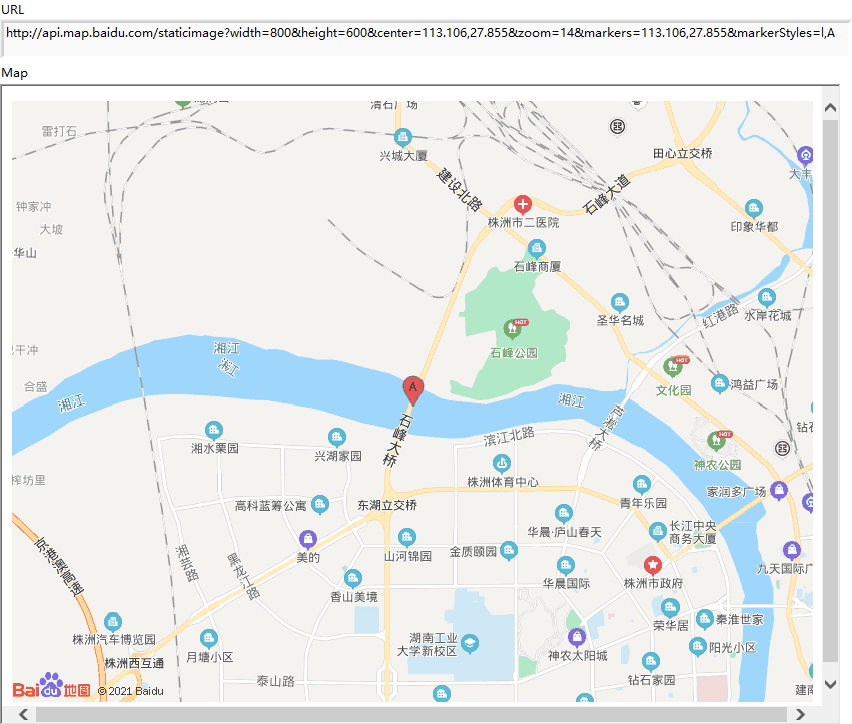 LabVIEW调用百度地图服务