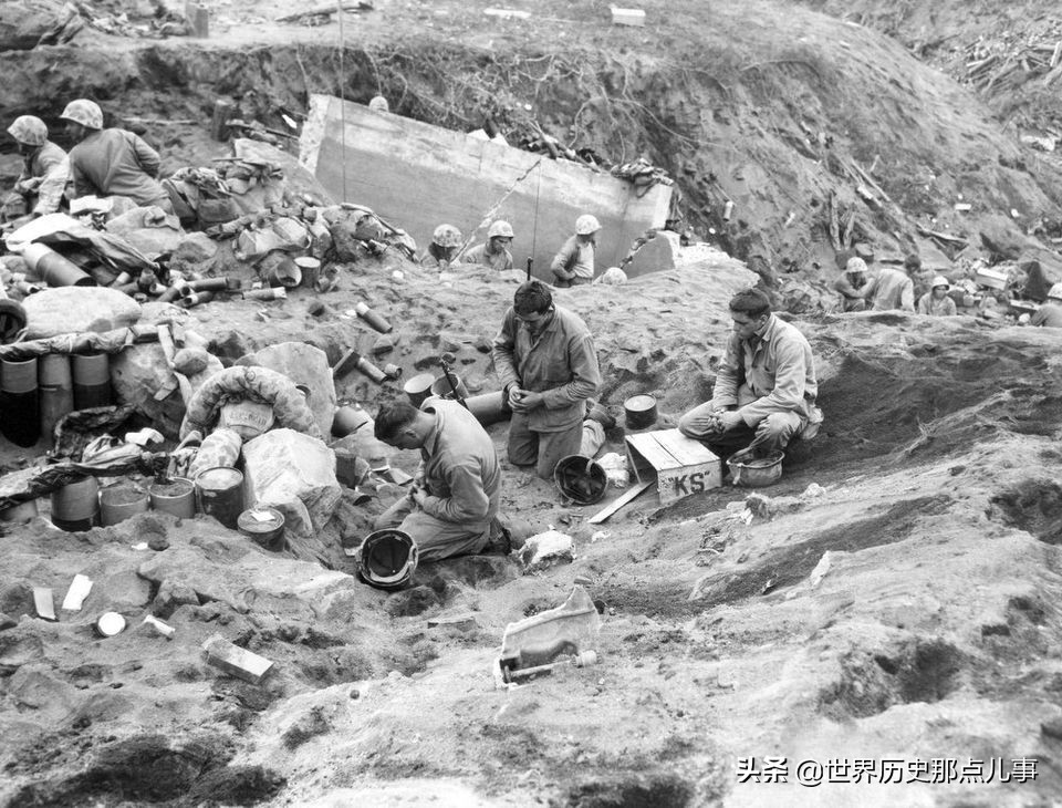 10张罕见二战老照片：真实的硫磺岛之战现场多惨