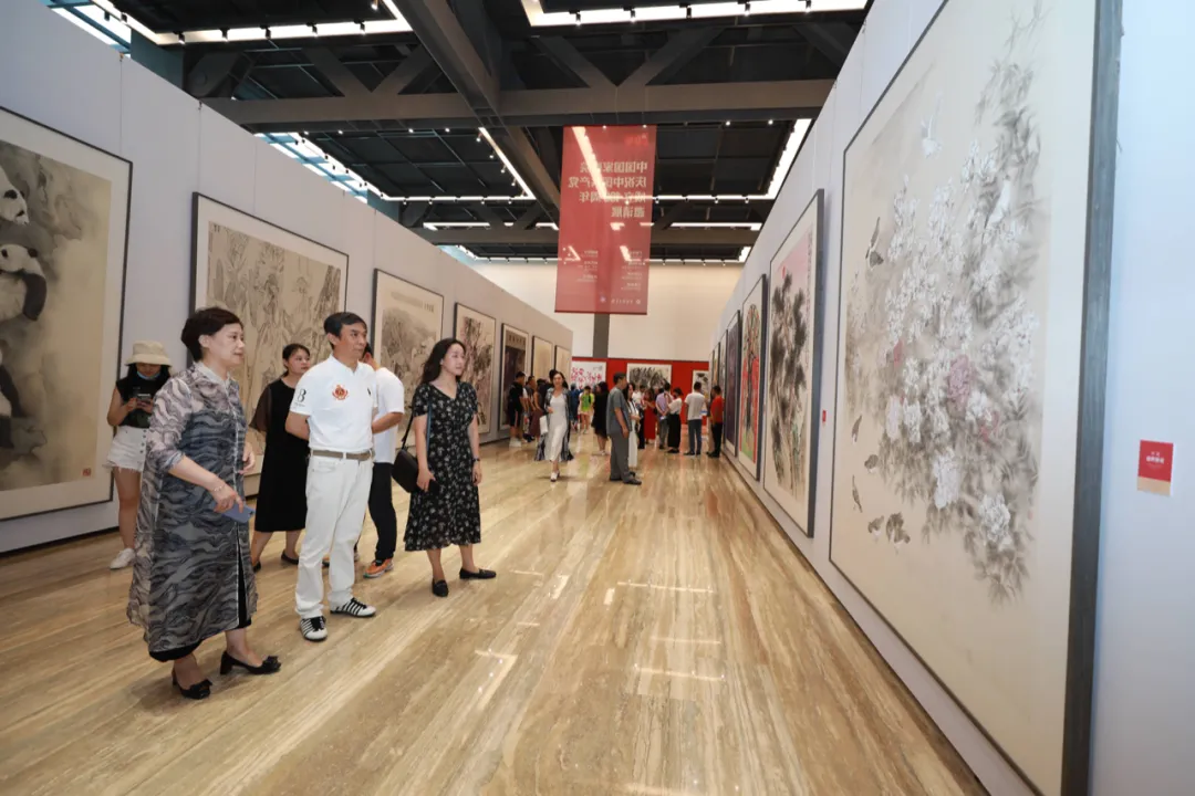 国家画院庆祝建党百年邀请展丨百年风华——花鸟画名家作品展开幕