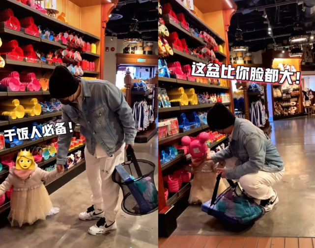 陳赫帶女兒逛街，4歲安安現瘋狂購物慾，老父親要啥買啥超寵溺