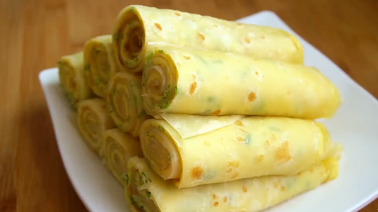 早餐別吃包子了，學會這樣做，一個雞蛋一張餅，營養美味真好吃