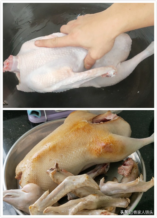 廣東人愛吃的碌鵝：教你家常做法，配料簡單步驟少，1大隻不夠吃