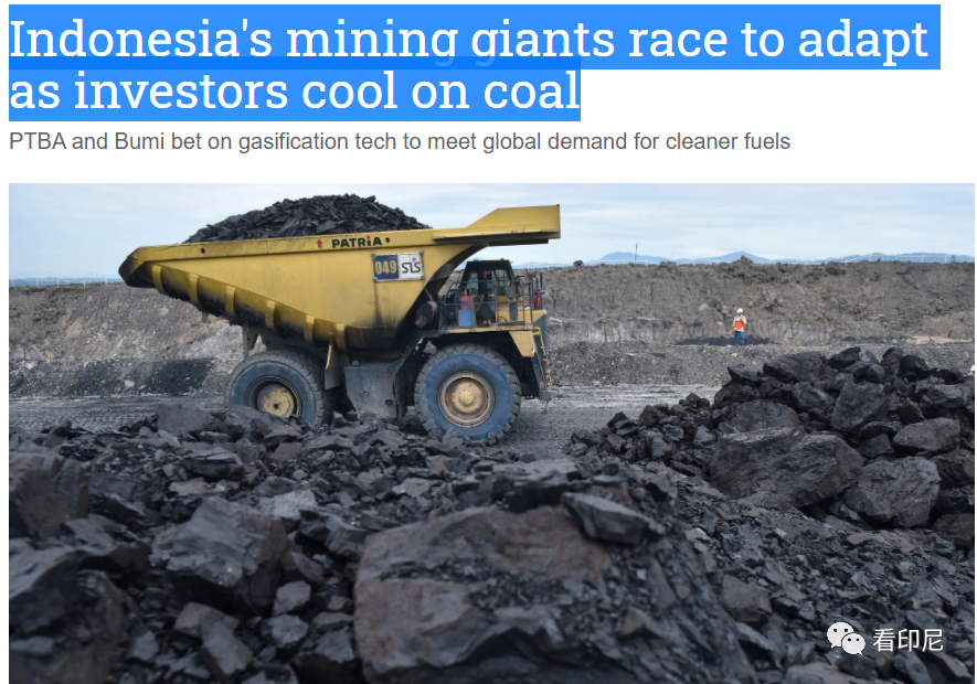 印尼大力发展煤炭气化项目