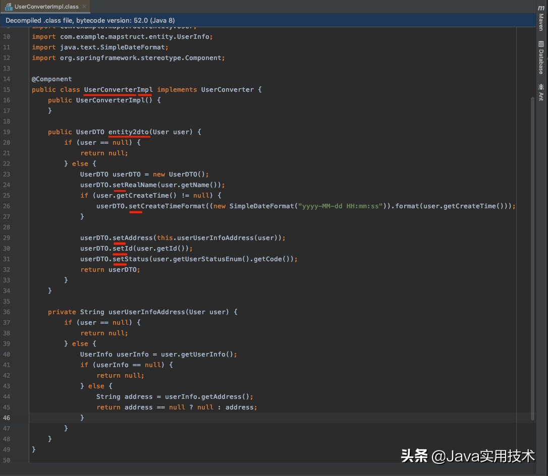 MapStruct(entity优雅的转dto)