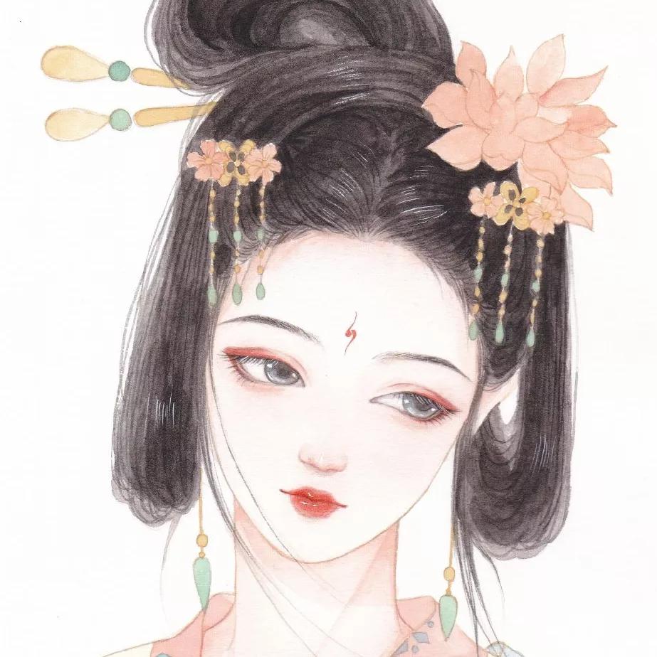 古风系头像人间忽晚，山河已秋图片