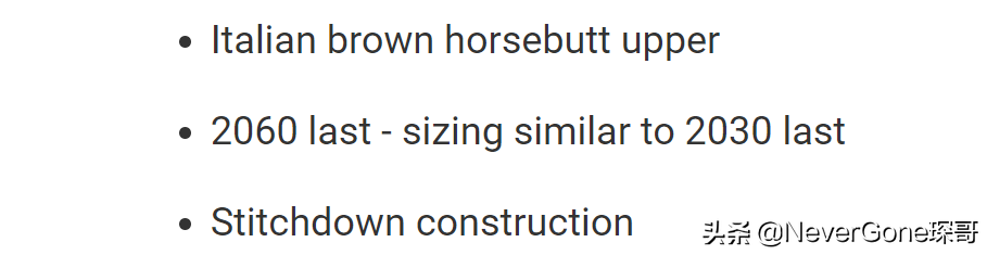 一双少见但高端的电工雨鞋——Viberg 2060马皮工程师