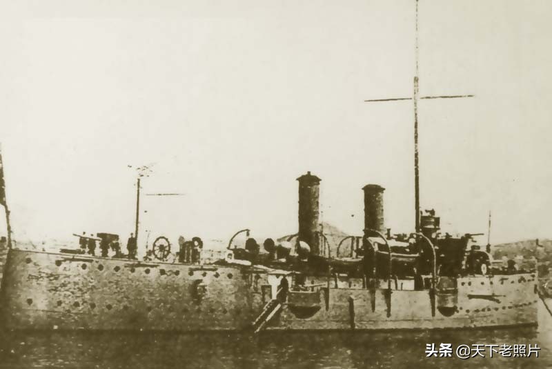 中国近代史最出名的战舰＂中山舰＂ 真实前世影像