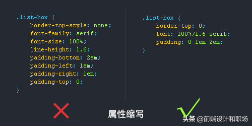 CSS样式书写有哪些规范？