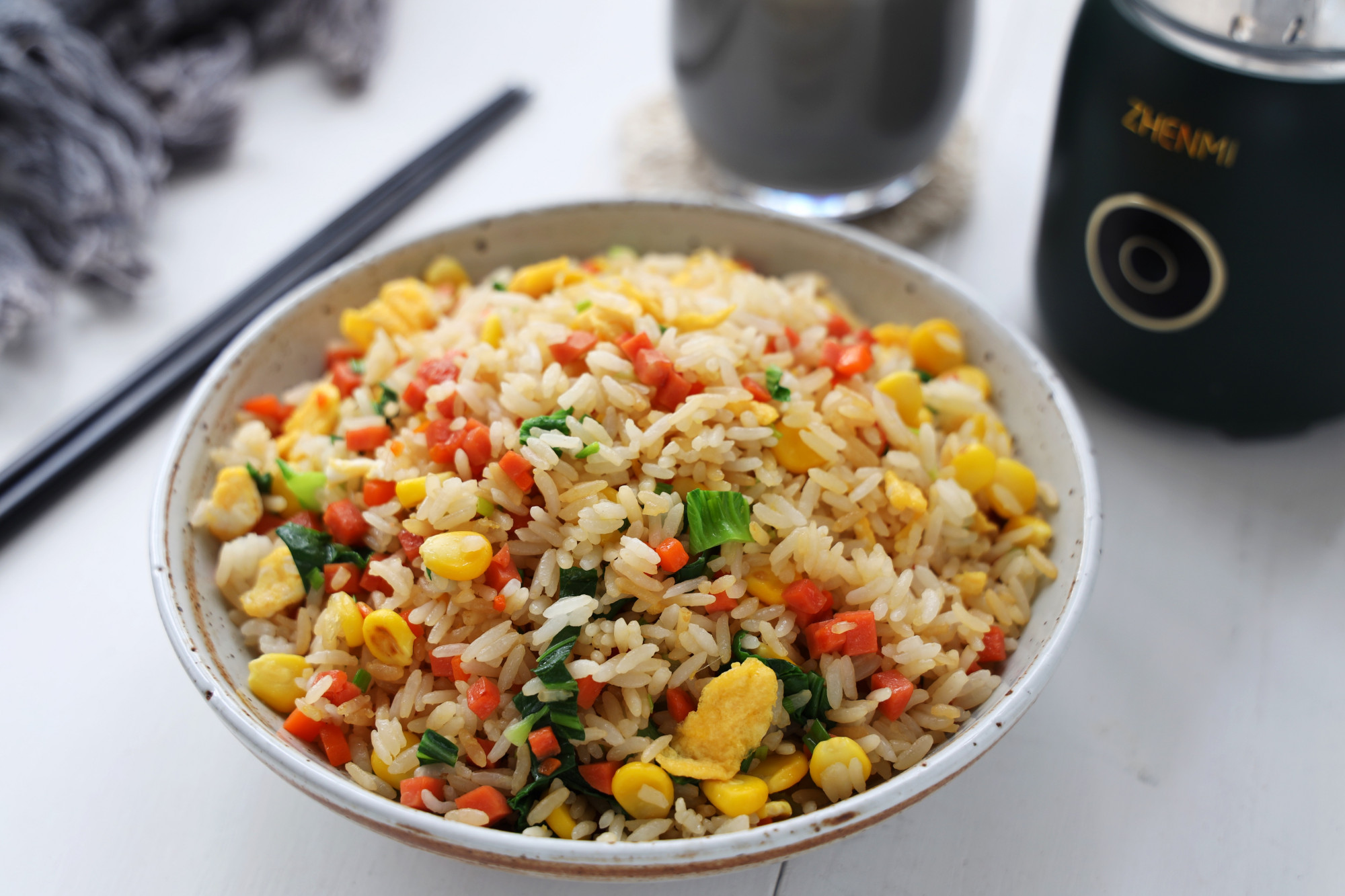 Yangzhou fried rice is so delicious that it’s not greasy to eat every day, it’s golden and attractive, and the grains are distinct