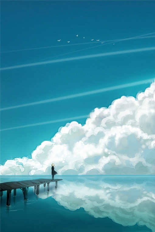 唯美文艺短句,我们仰望着天空,向往着自由