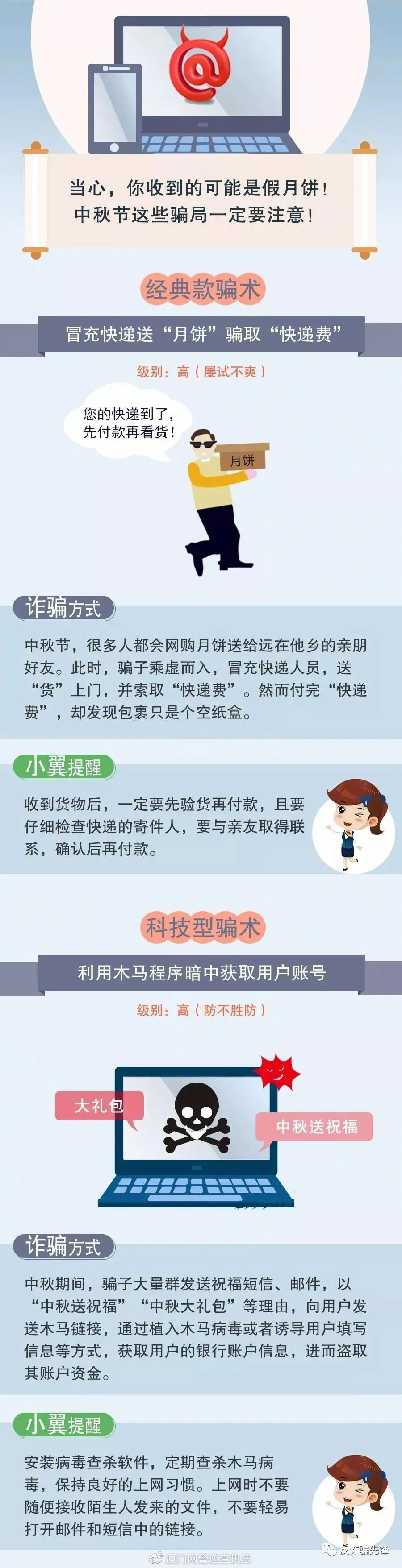 中秋节临近，月饼捂着脸说：我又成骗子的道具了！