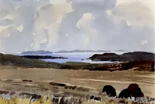 二十世纪英国最杰出的水彩画家爱德华韦森作品欣赏
