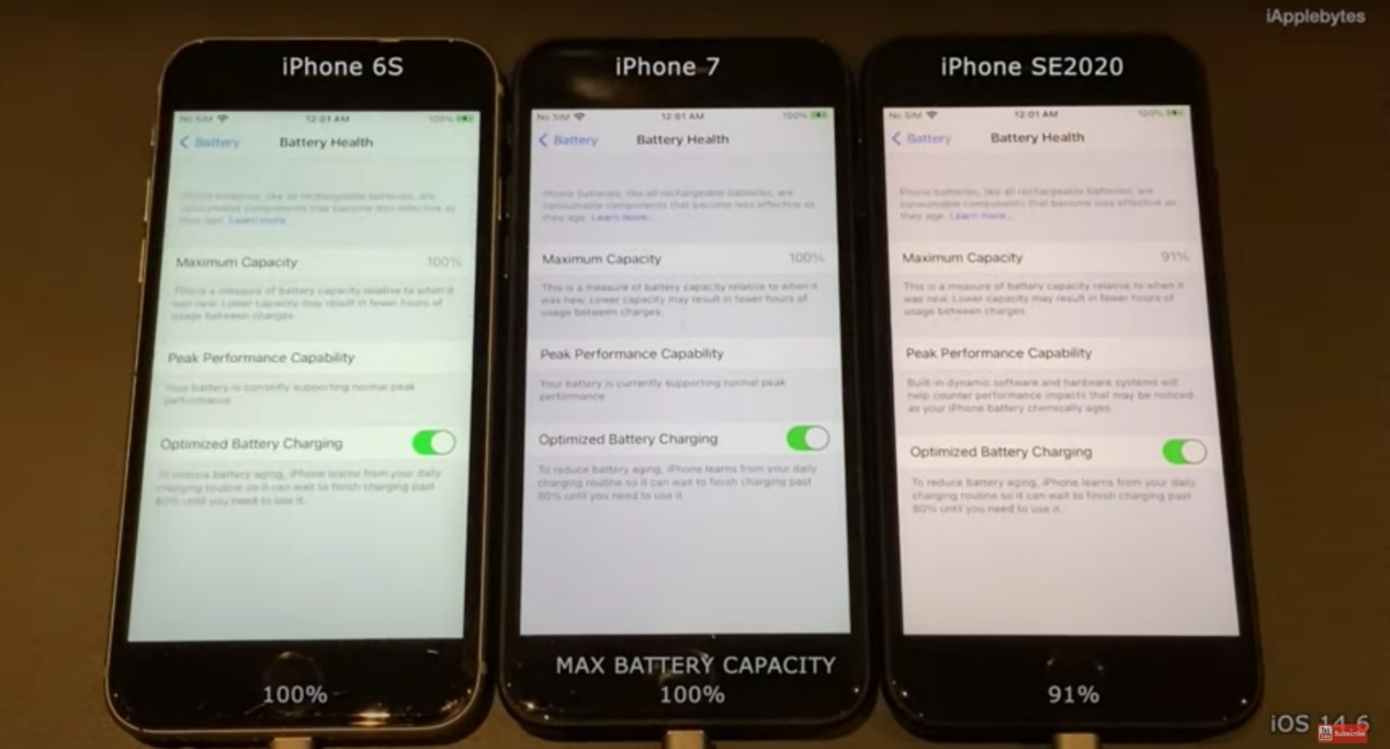 實測三款舊 iPhone 更新至 iOS 15 的續航表現