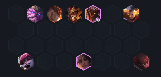 云顶之弈 腥红过渡，转化万物稳定70+血量上8人口的过渡阵容