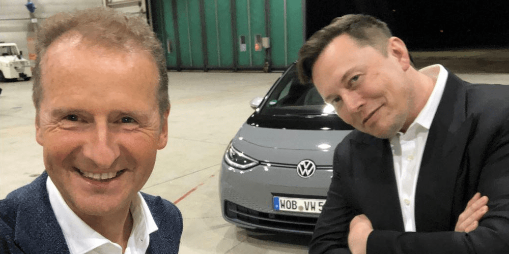 大众狙击特斯拉成果初现：集团股价飙升，市值超1300亿欧元