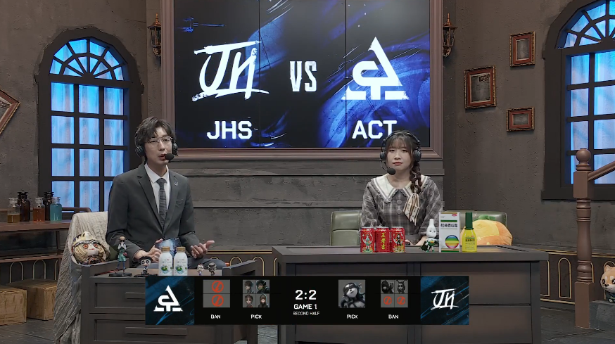 第五人格2021IVL夏季赛常规赛JHS vs ACT第一局