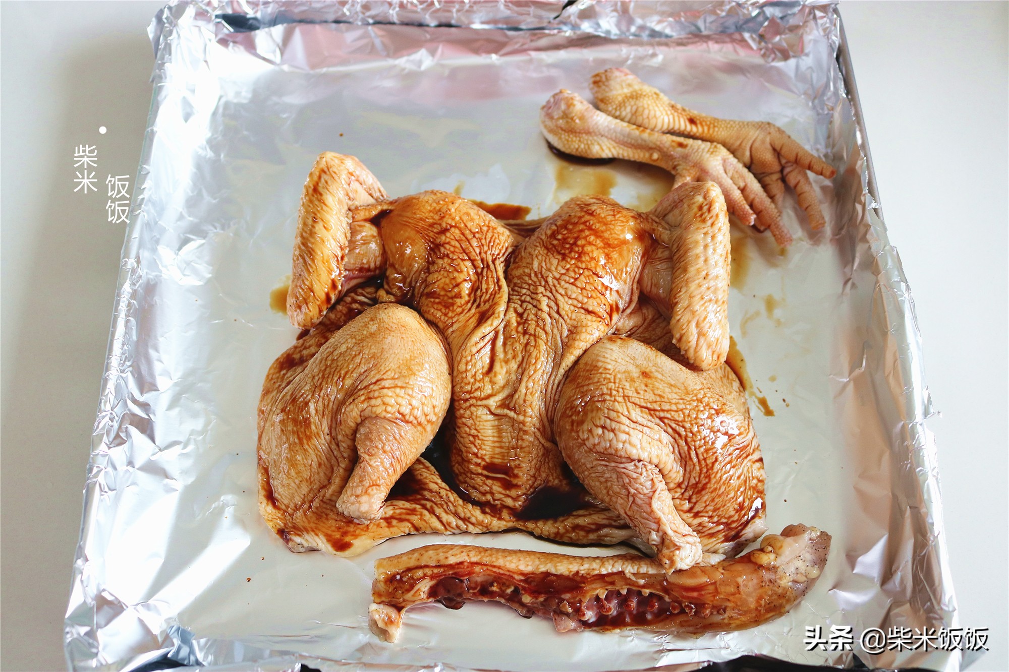 想吃烤鸡别买了，自己在家做，方法很简单，又香又嫩比买的好吃