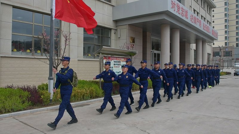 庄浪县消防组织开展“重走长征路•担当新使命”主题党日活动