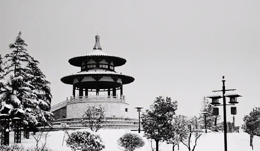 西安下雪啦!忽如一夜春风来,西安一梦回长安