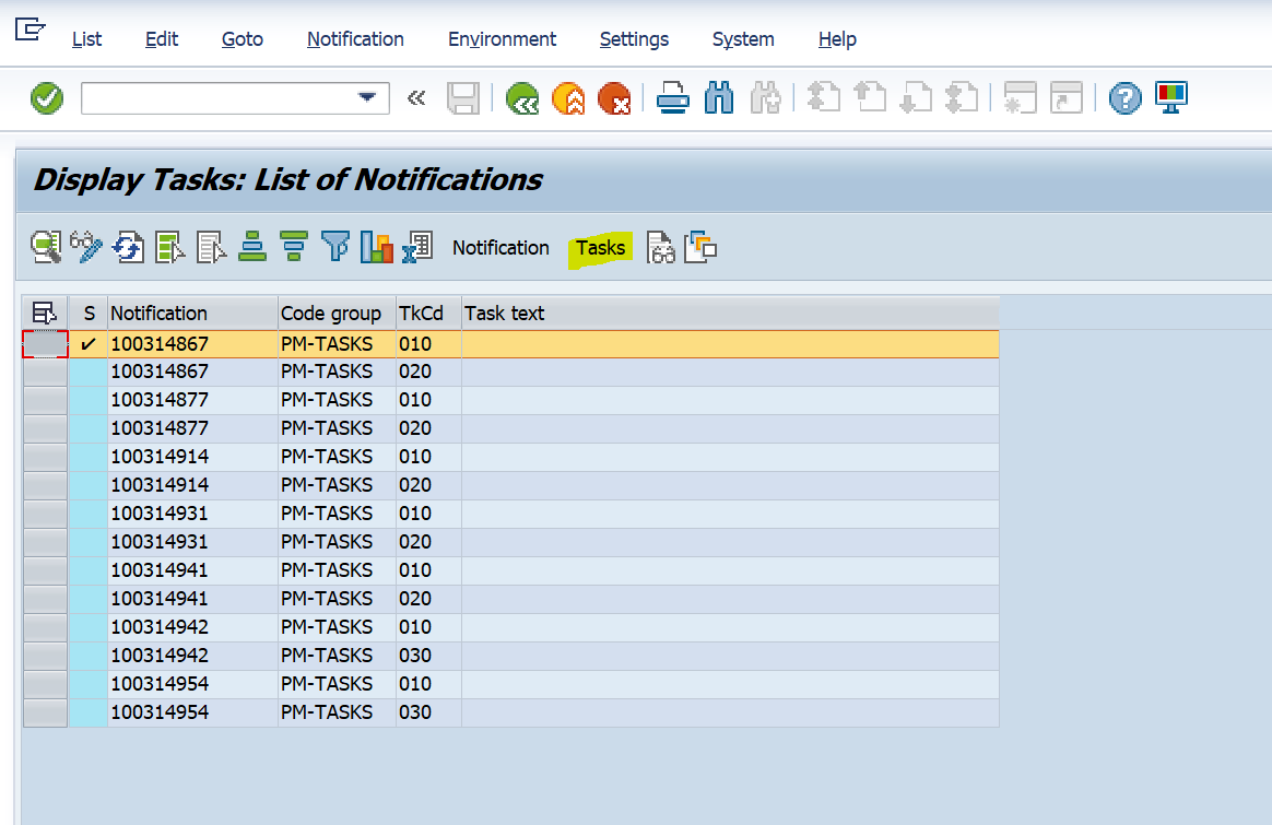 SAP PM入門系列28 - IW67 維修通知單任務報表