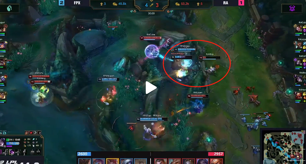 Match of put an end to of Iboy fatal error, FPX3-1 beats RA push forward below one round