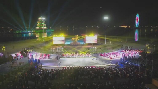 山东省成武县：大型古筝展演 助力文明城市创建