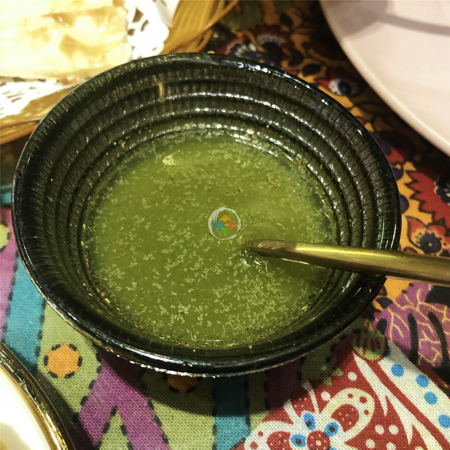 重庆印度餐厅，咖喱很正宗，绿色蘸料太魔性，闻一下就受不了