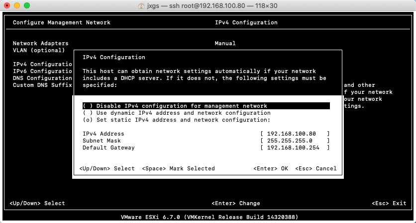 远程映射图形界面，登录ESXI后台管理，更加方便操作