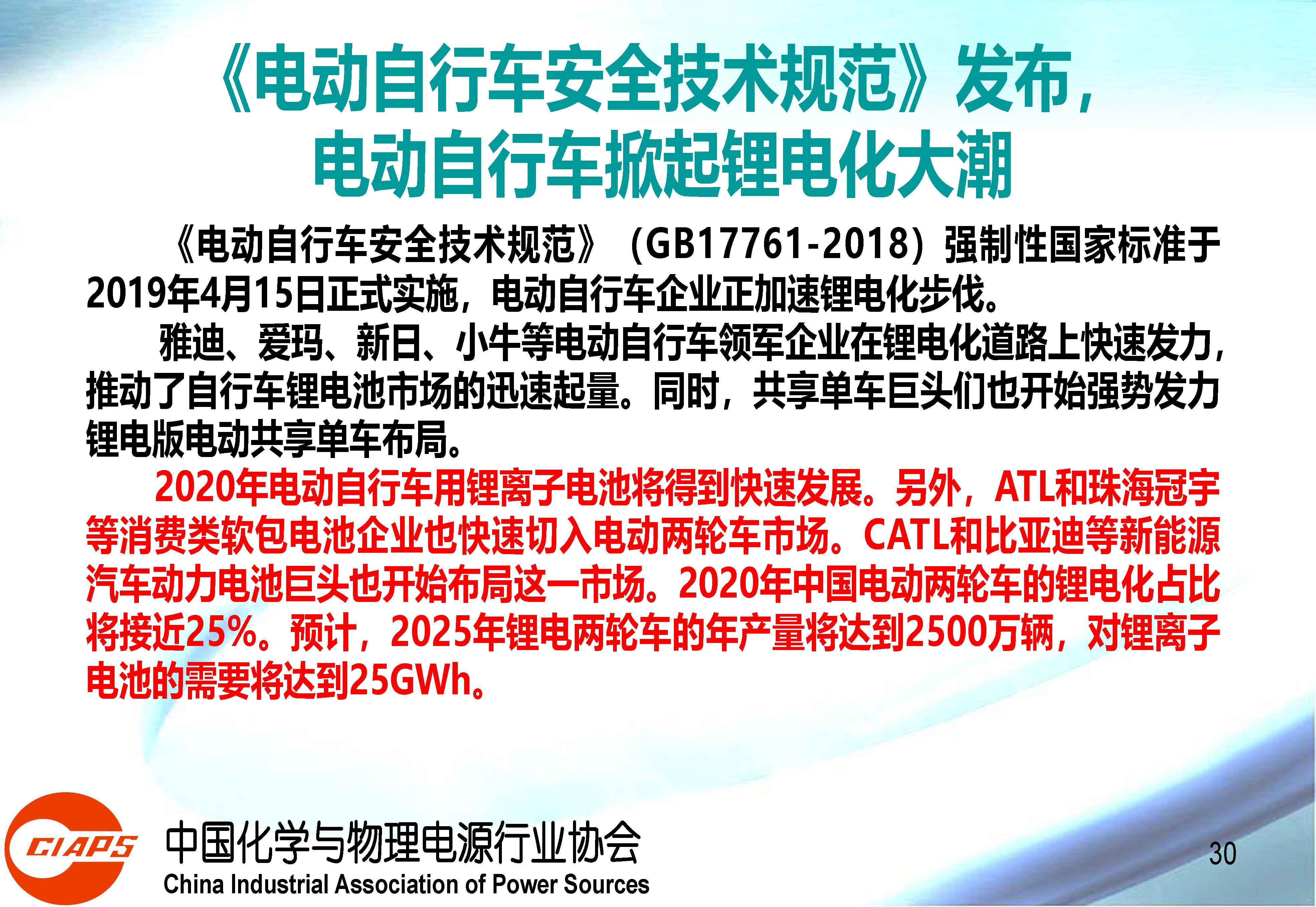 权威报告：中国动力锂离子电池产业发展的现状与机遇