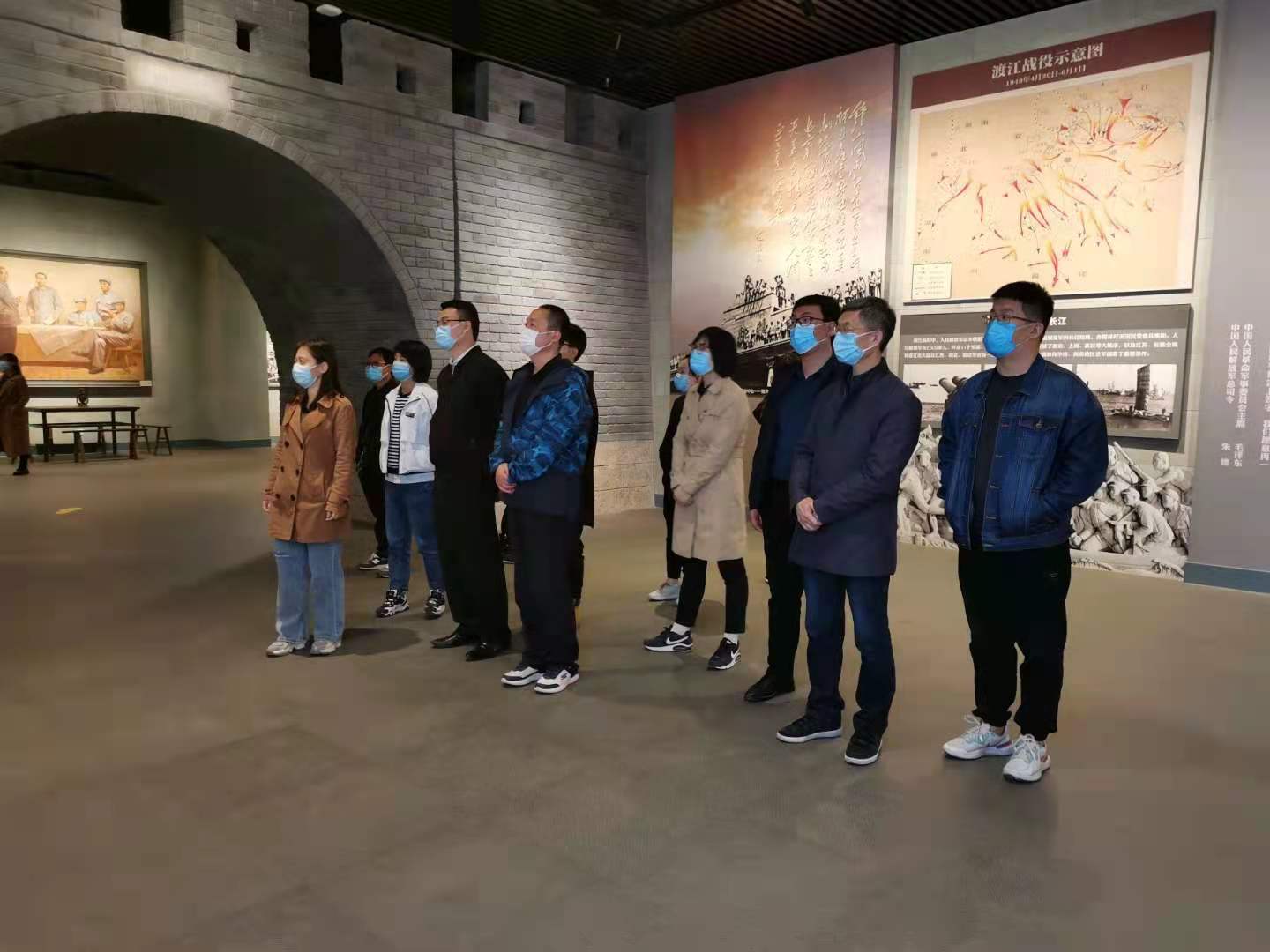 西安雁塔法院第七党支部前往扶眉战役纪念馆开展主题党日活动