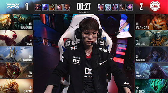 LOL-LPL：Viper厄斐琉斯绝境三杀，EDG 3-1击败FPX夺得夏季赛冠军