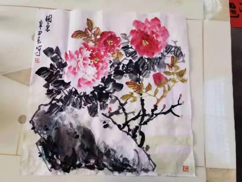 书画送下乡，文化暖人心—兰陵县书画院送文化下乡活动走进新兴镇
