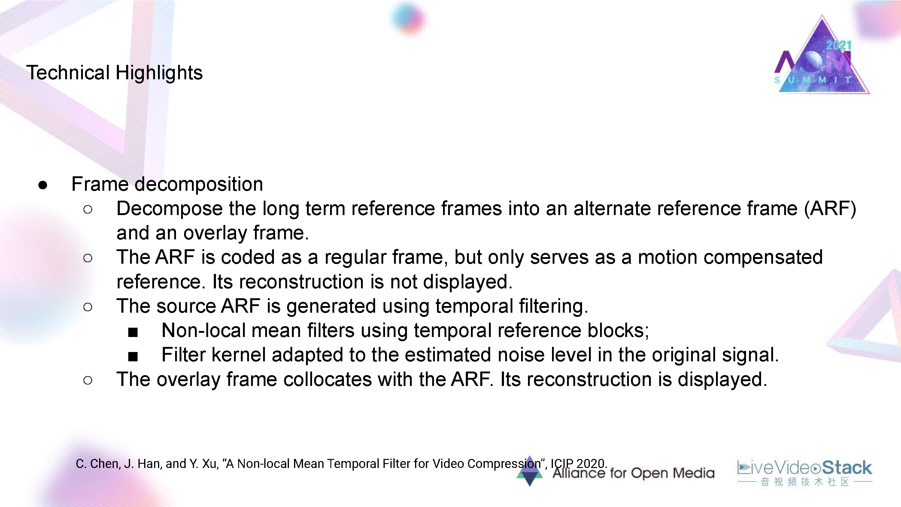 LibAOM与AV1的最新研发进展