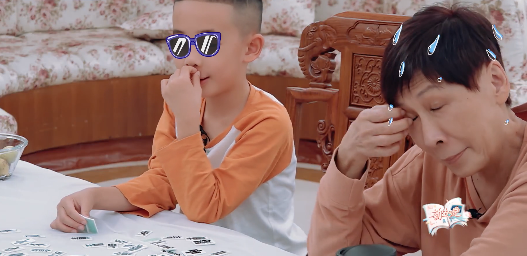 Jasper不識漢字，應采兒秒變虎媽嚇哭兒子，稱：一定要中文