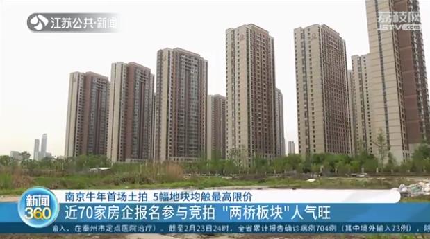 南京牛年首场土拍有点火：5幅地块全都摇号定买家