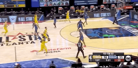 詹姆斯队连续4年赢下全明星赛！字母哥获MVP，当成总决赛打了