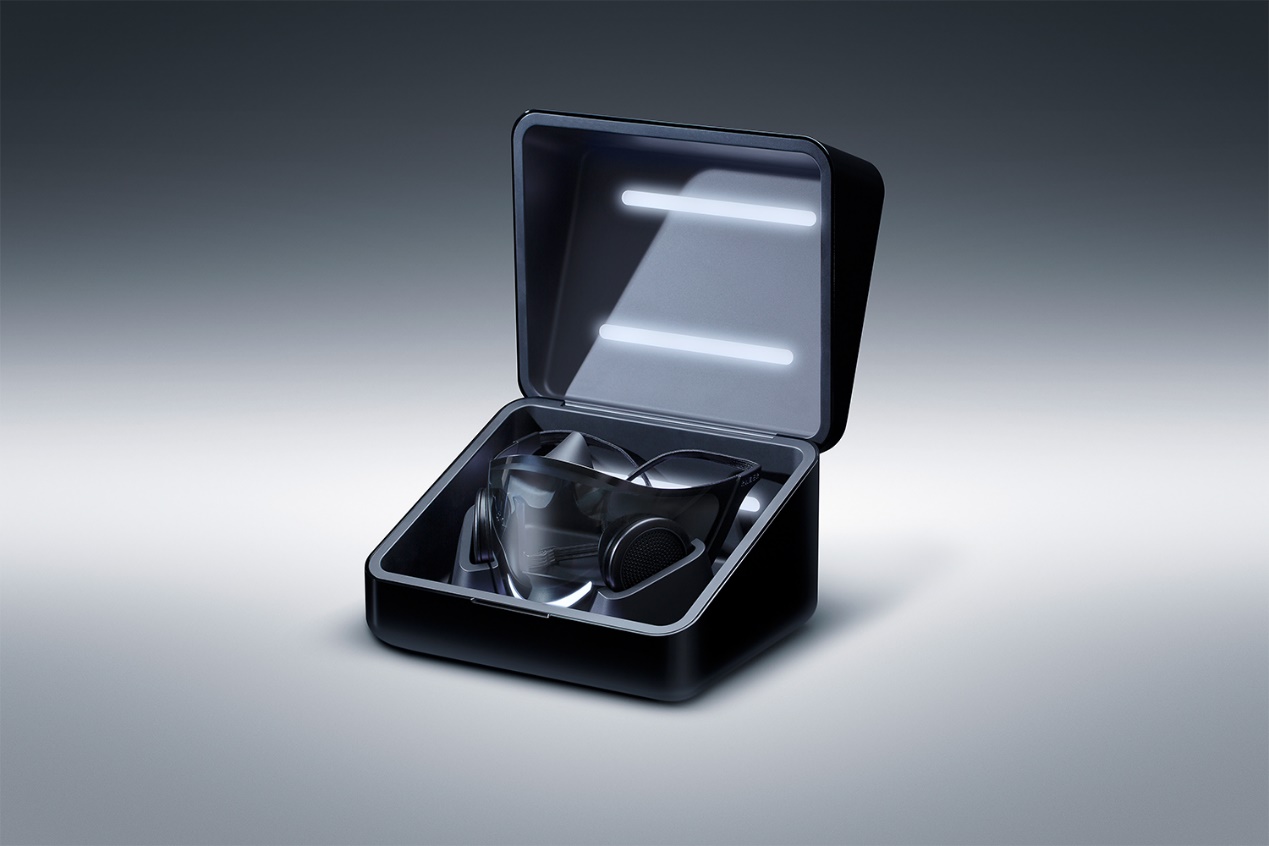 Guaze mask of concept of thunder snake N95 is rolled out, inside buy microphone + LED lamp, communicate straightway