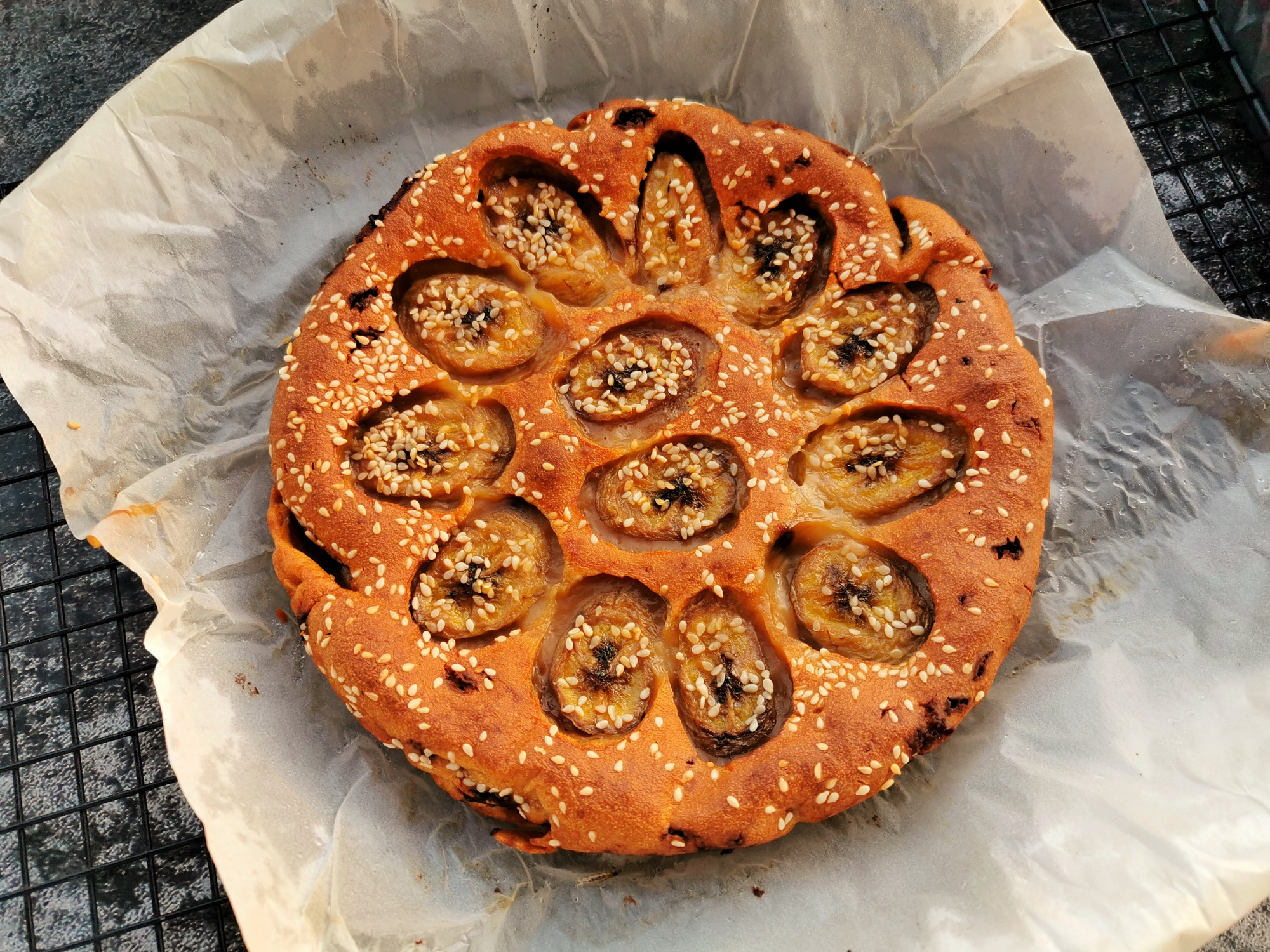 自製香蕉紅糖烤年糕，不用揉麵不用蒸，外脆裡糯，解饞暖胃寓意好