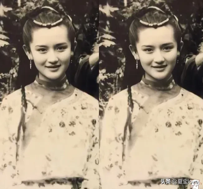 九妹高清复原照曝光，以为是谢娜的黑历史，结